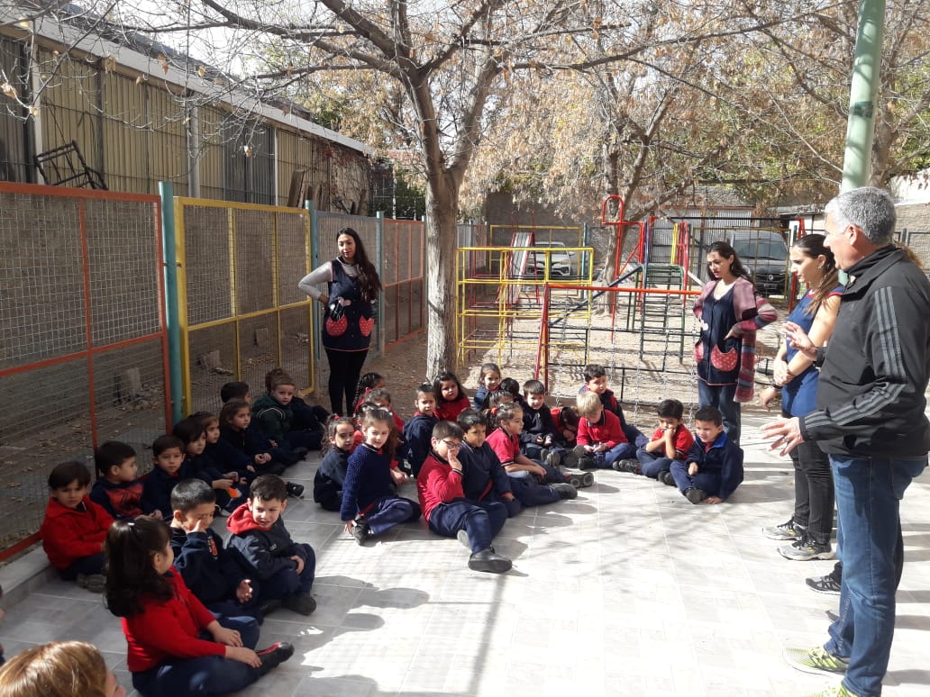 LOS ALUMNOS DE NIVEL INICIAL PARTICIPARON DE UN SIMULACRO DE SISMO